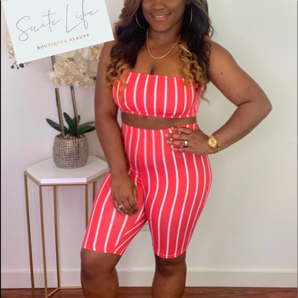 Tube top 2 piece bike set